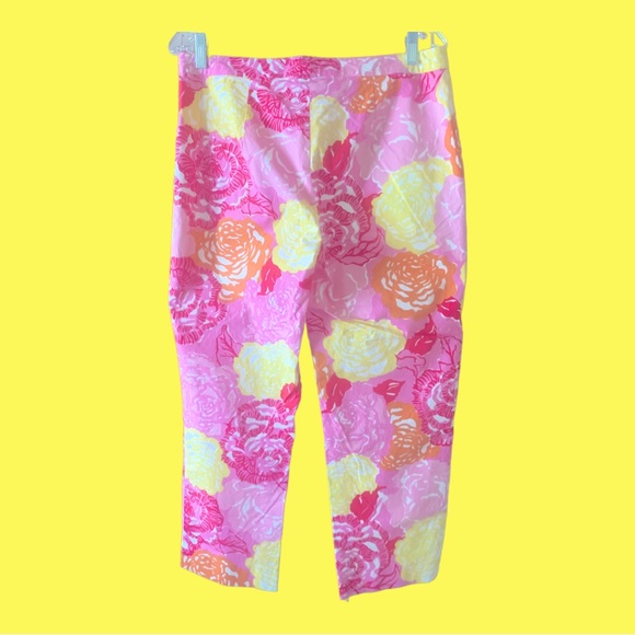 LILLY PULITZER WINNER'S CIRCLE  Cropped Capri Pants - Size 8 - Picture 5 of 5